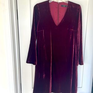 Red Velvet Dress from Hallhuber Munich size 36 (us 4)